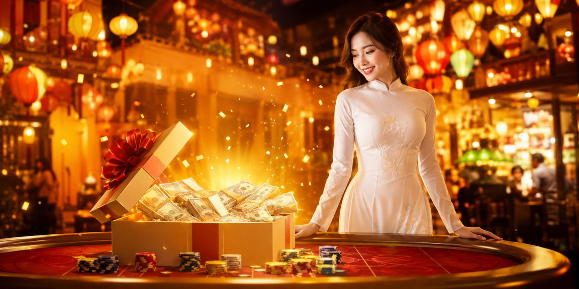Người chơi tại Hội An theo dõi kèo bóng đá trực tuyến trong không gian đêm phố cổ